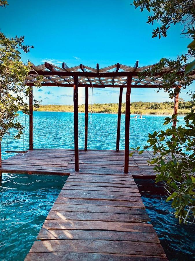 Hotel Y Beach Club Casa Mia Xulha -Bacalar Xul-Ha Exteriör bild