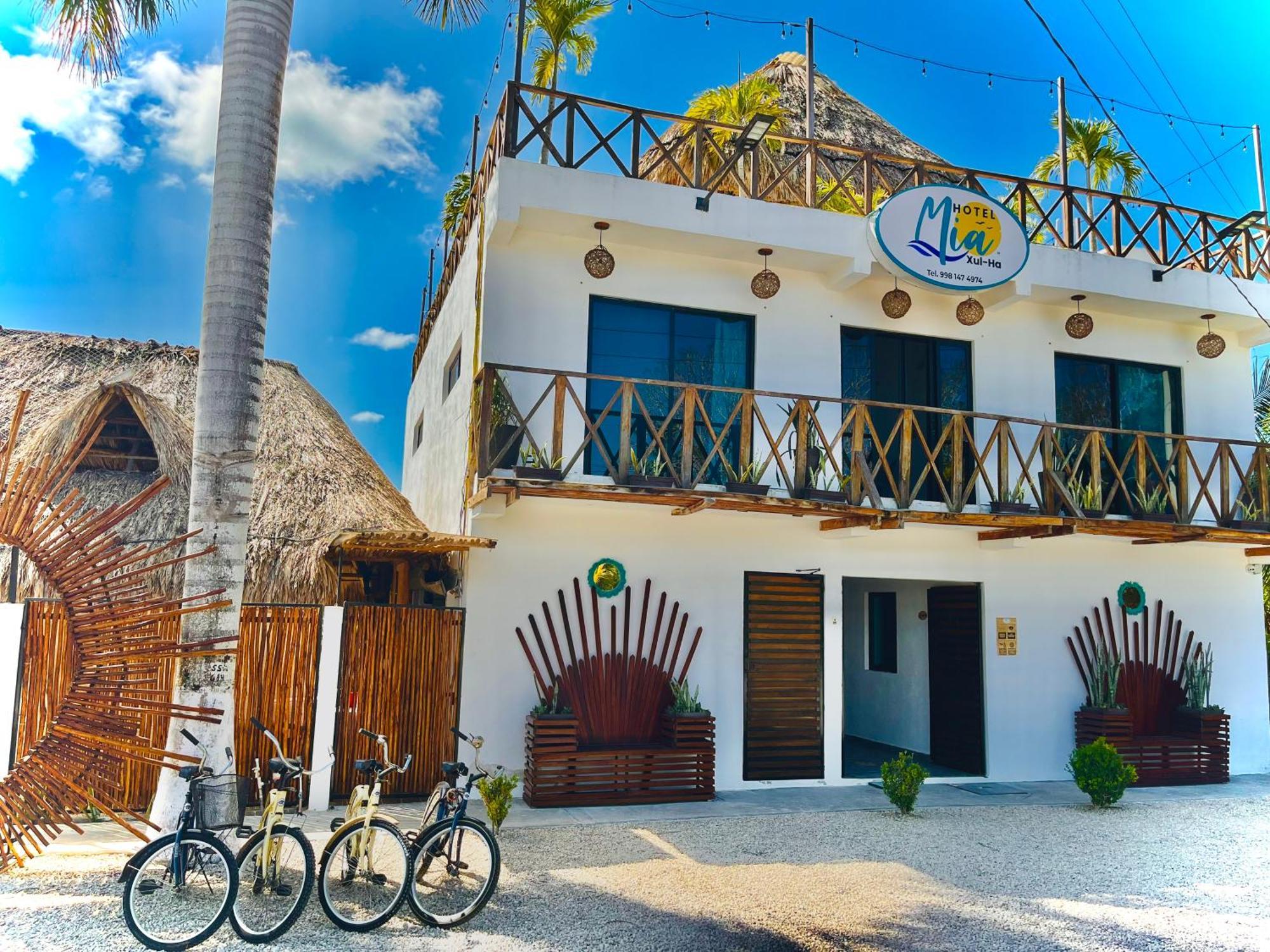 Hotel Y Beach Club Casa Mia Xulha -Bacalar Xul-Ha Exteriör bild